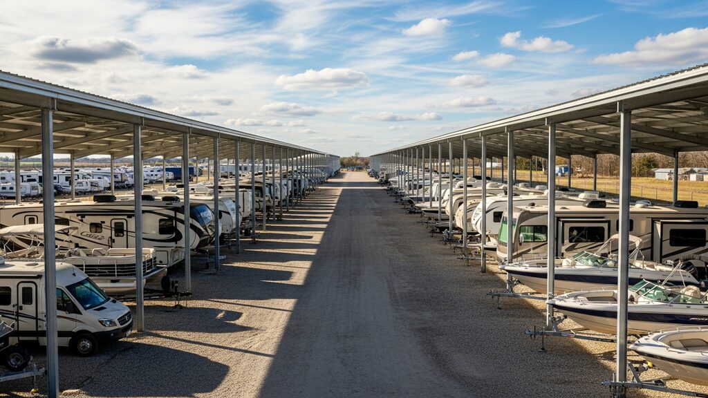 Boat and RV storage facility